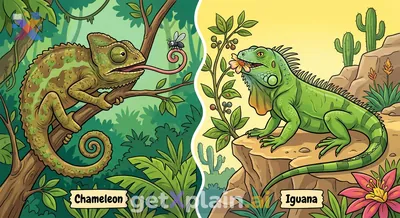 What Makes Chameleons and Iguanas Different?