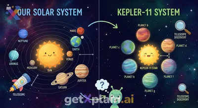 How Does Our Solar System Compare to Kepler-11?