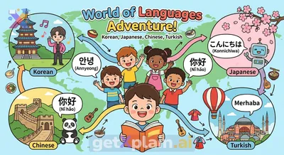 Why are Korean, Japanese, Chinese, and Turkish Languages Interesting to Learn?