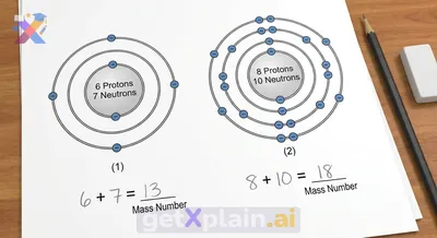 How Do We Calculate Mass Number from Bohr Models?
