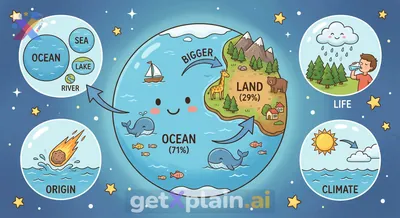 Why Does Water Cover Most of Earth's Surface?