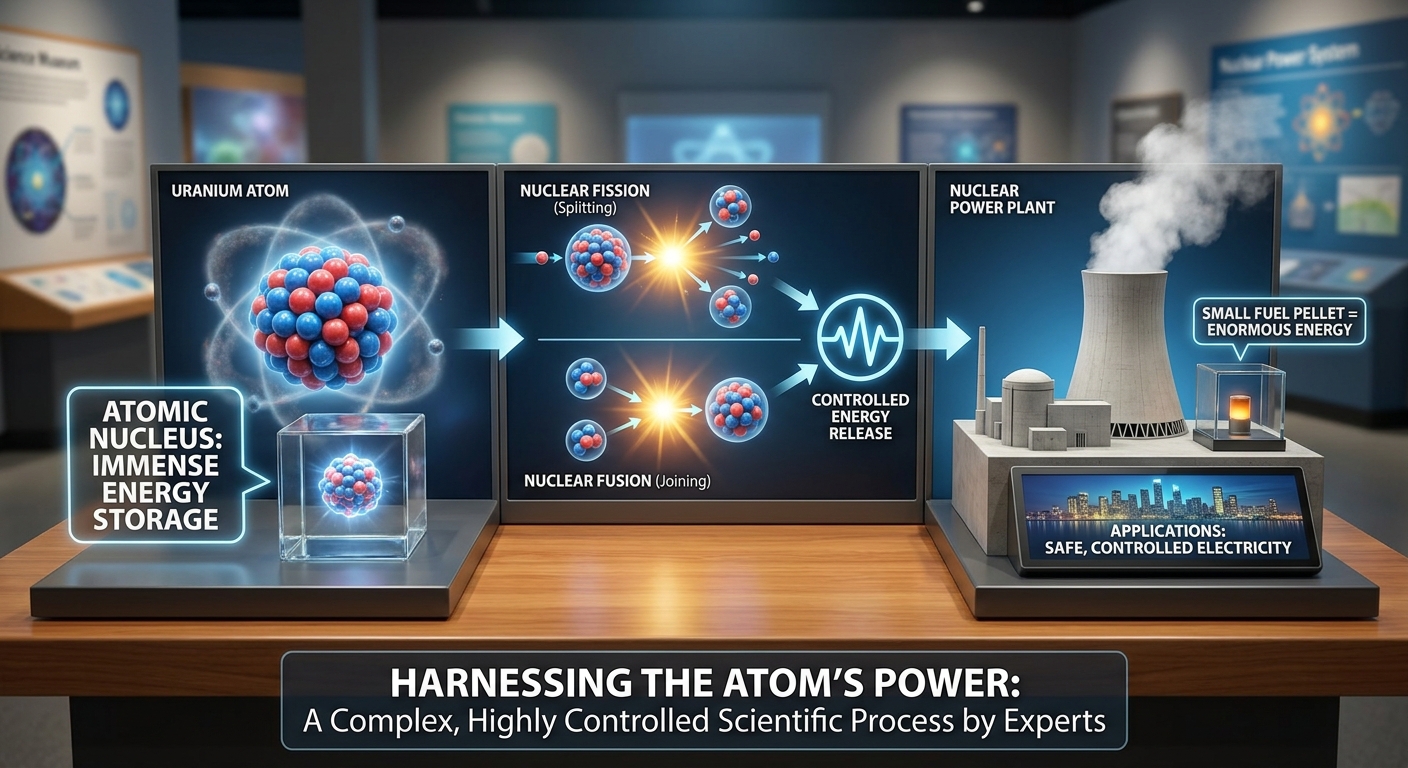 How Does Amazing Energy Come From Inside Atoms?