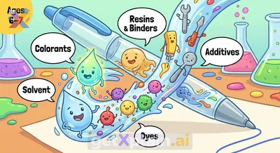 What are the Ingredients of Pen Ink?