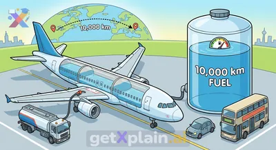 How Much Fuel Does an Airplane Need for 10,000 km?