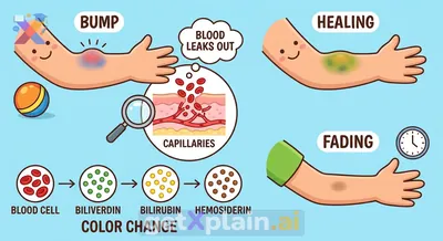 Why Do Bruises Appear Blue and Change Color?