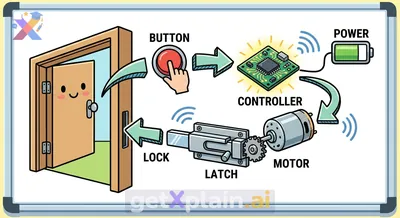How Do Small Automatic Door Locks Function?