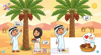 What is the Arabic Name for a Date Palm?