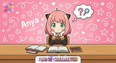 Who is this pink-haired cartoon girl?