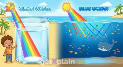 Why Does the Ocean Look Blue When Water is Clear?