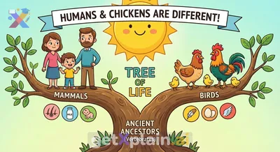 Are Humans Originally Chickens? Exploring Our Ancestry.