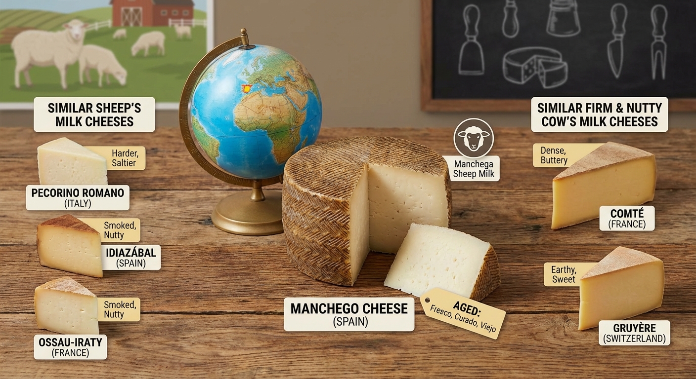 What is Manchego Cheese and What Cheeses Are Similar?