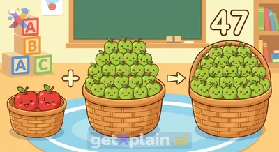 What is the sum of the numbers 2 and 45?