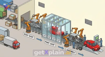 How Are Cars Made and Painted in Factories?