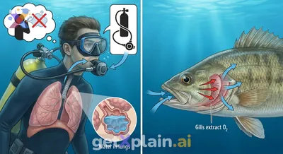 Why Can't Humans Breathe Underwater Like Fish?