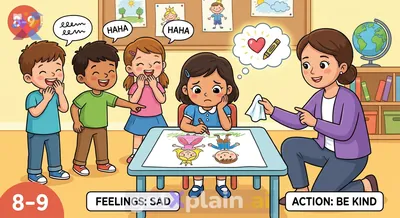 كيف يمكن لمريم التعامل مع السخرية من رسمها؟