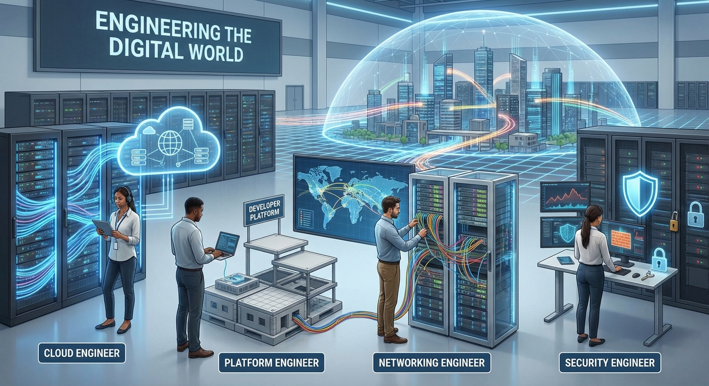 What Do Cloud, Platform, Network, and Security Engineers Do?