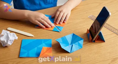How Can We Create an Origami Phone Stand?
