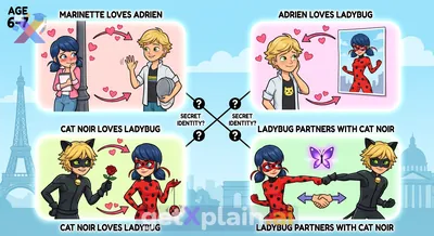What is the Relationship Between Marinette and Adrien?