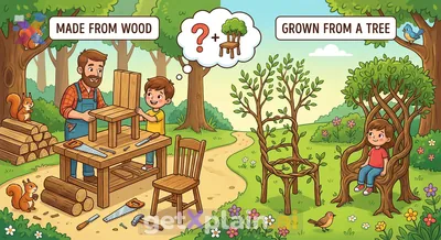 How Can Trees Become Chairs and Furniture?