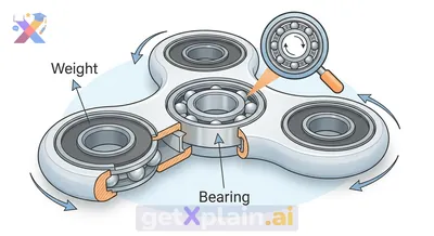 What Makes Fidget Spinners Spin So Smoothly?