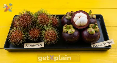 What Are These Spiky Red and Purple Tropical Fruits?