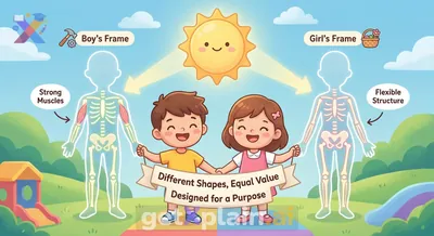 Why Do Boys' and Girls' Bodies Look Different?