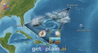 What is the Bermuda Triangle and its famous mystery?