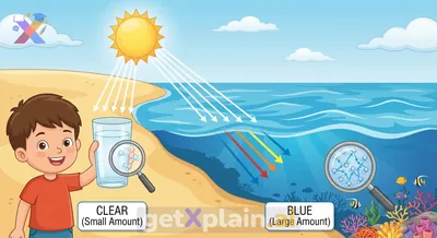 Why Does the Ocean Look Blue While Water Looks Clear?