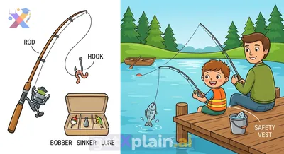 What is Angling: Fishing with a Rod and Hook?