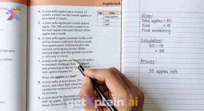 How to Solve Textbook Word Problem Seven?