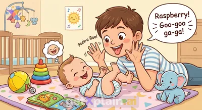 Fun Ways to Make a 4-Month-Old Baby Giggles?