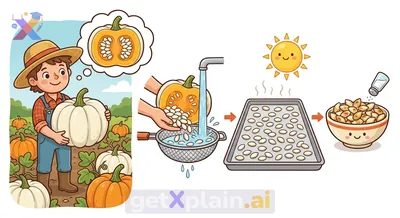 How Are White Pumpkin Seeds Grown and Prepared?