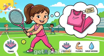 What Sportswear is Best for Tennis, like Pink Nike Leggings?