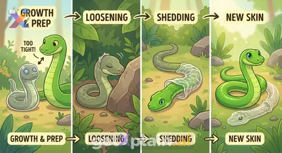 How and Why Do Snakes Shed Their Skin?
