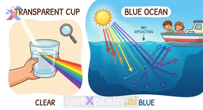 Why Does the Ocean Look Blue When Water Is Clear?
