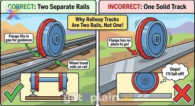 Why Are Train Tracks Built with Separate Rails?
