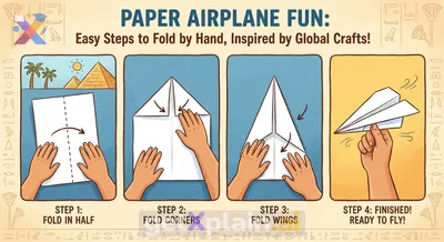 How Can I Fold a Paper Airplane by Hand, Inspired by Egypt?