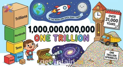 What Is One Trillion and How Big Is This Number?