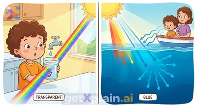 Why Does the Ocean Look Blue, But Drinking Water is Clear?