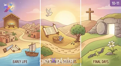 What Are the Main Stories About Jesus' Life and Teachings?