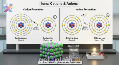 What are Cations and Anions, and How Do They Form?