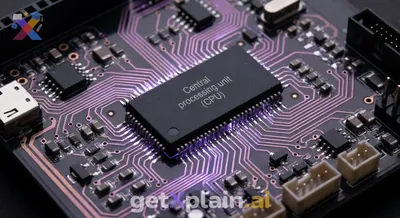What is the Big Chip on an Electronic Circuit Board?