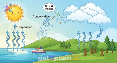 How Do Clouds Form and Float in the Sky?
