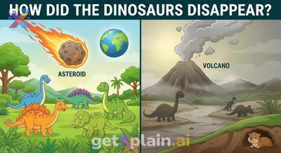 What Caused the Dinosaurs to Disappear from Earth?