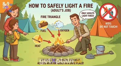 How Can We Safely Light and Manage a Fire?