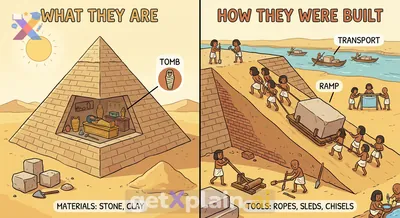 What Are Pyramids and How Were They Built in Ancient Times?