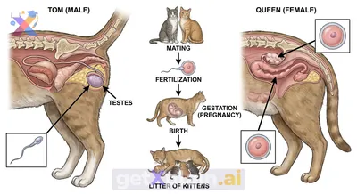 How Do Cats Reproduce and What Are Their Key Body Parts?