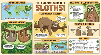 What Makes Sloths So Unique and Slow?