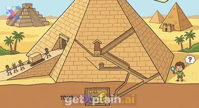 What are pyramids and why were they built?
