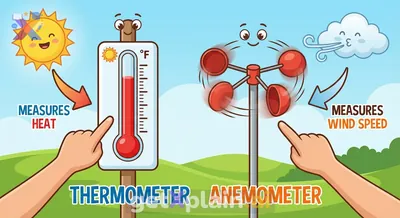 What Do Thermometers and Anemometers Tell Us About Weather?